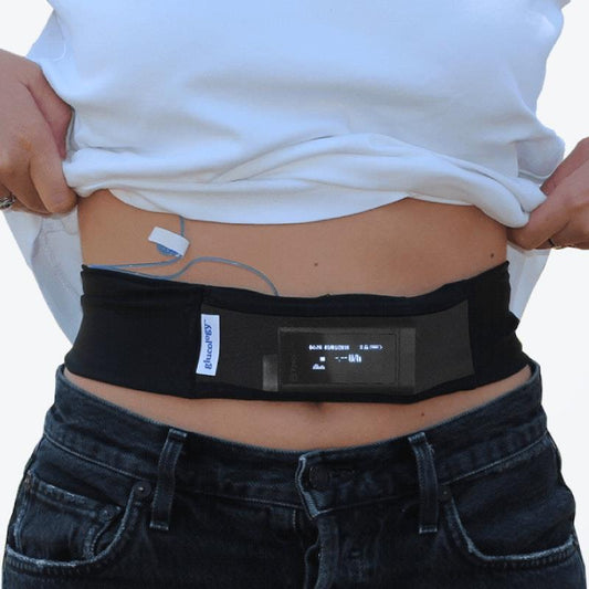 Glucology Insulin Pump Waist Belt - Black (Medium) – view 2