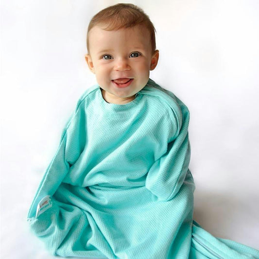 Baby Loves Sleep Sleepy Hugs 'Cool' - Cool Mint (Summer) 6-12M – view 2 - Auzzistore