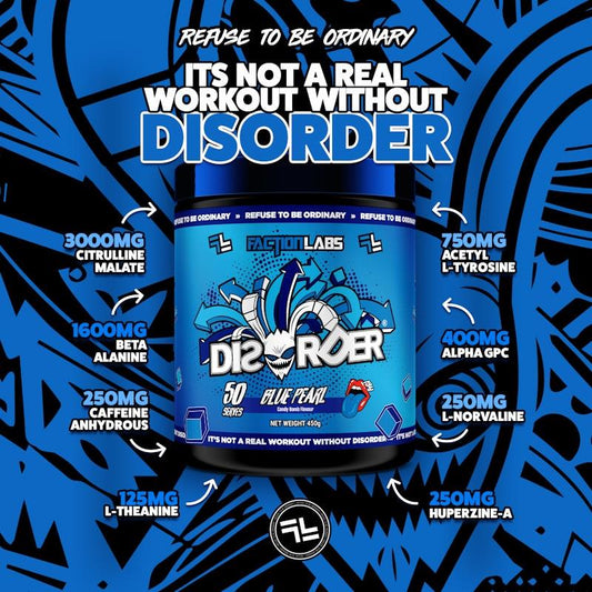 Faction Labs Disorder Original - 50 Serves Blue Pearl-Auzzi Store