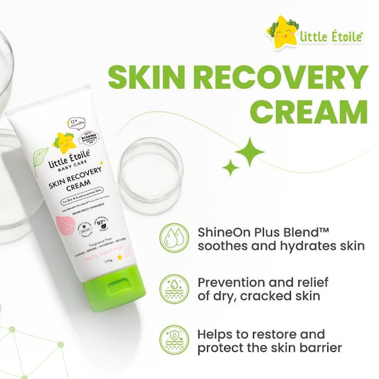 Little Etoile Skin Recovery Cream for Dry & Eczema-prone Skin (0+ Months) - 3 Pack - Auzzistore
