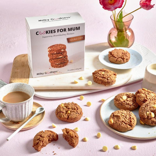 Milky Goodness Double Choc Lactation Cookies - 12 Pack - Auzzistore