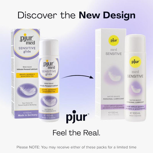 Pjur Med Sensitive Glide Water-Based Lubricant 100ml - Gentle Care for Sensitive Skin