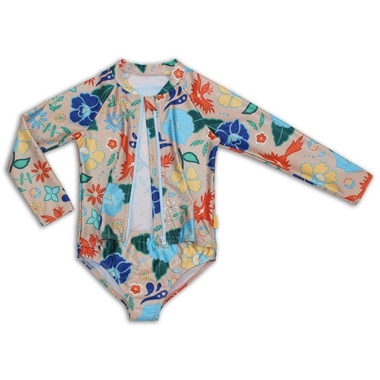 tyoub One Piece Long Sleeve Surfsuit for 5 Years