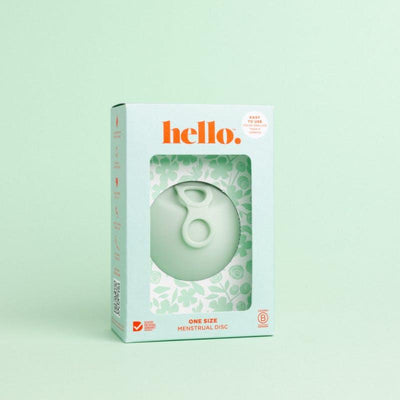 Hello Disc Sea Fog Menstrual Disc, 50ml Medical-Grade Silicone, One Size