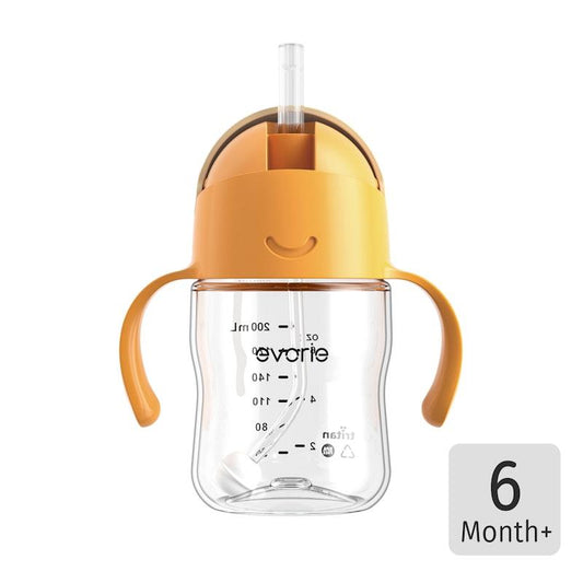 Evorie Tritan Baby 360 Straw Water Bottle Sippy Cup 200mL - Hydration Made Easy-Auzzi Store