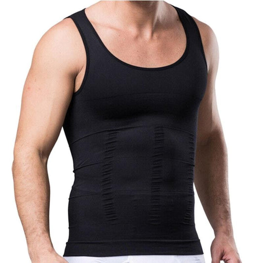 BodyAssist Compression Slimming & Shaping Body Vest - White (Large)-Auzzi Store