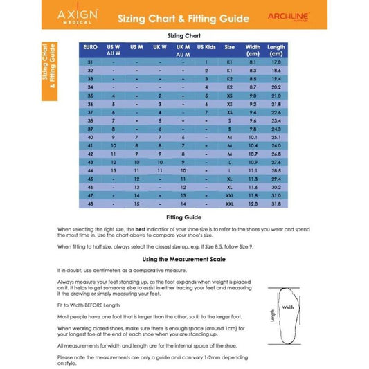 Archline Orthotic Foam Thongs - Navy Euro Size 43 | Ultimate Arch Support Flip Flops-Auzzi Store
