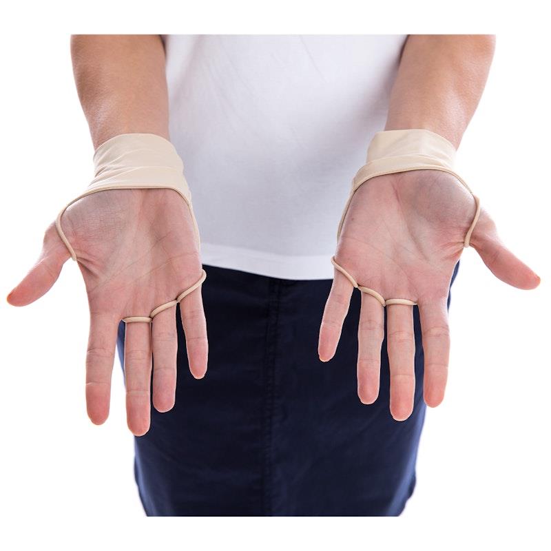SParms UPF50+ Palmless Sun Protection Gloves (Beige) - Medium