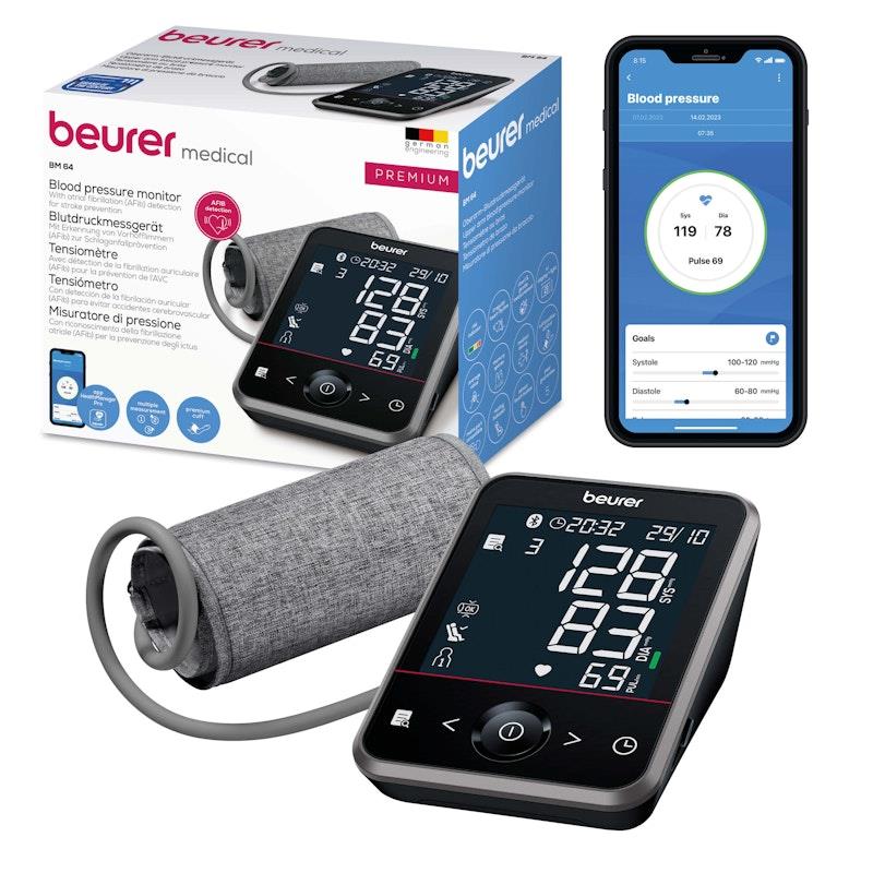 Beurer BM64 Bluetooth Upper Arm Blood Pressure Monitor 1 Unit-Auzzi Store