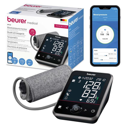 Beurer BM64 Bluetooth Upper Arm Blood Pressure Monitor 1 Unit-Auzzi Store