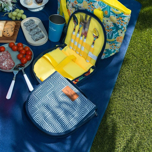 Lazy Dayz Picnic Cutlery Wallet Set - Mossman (Set)