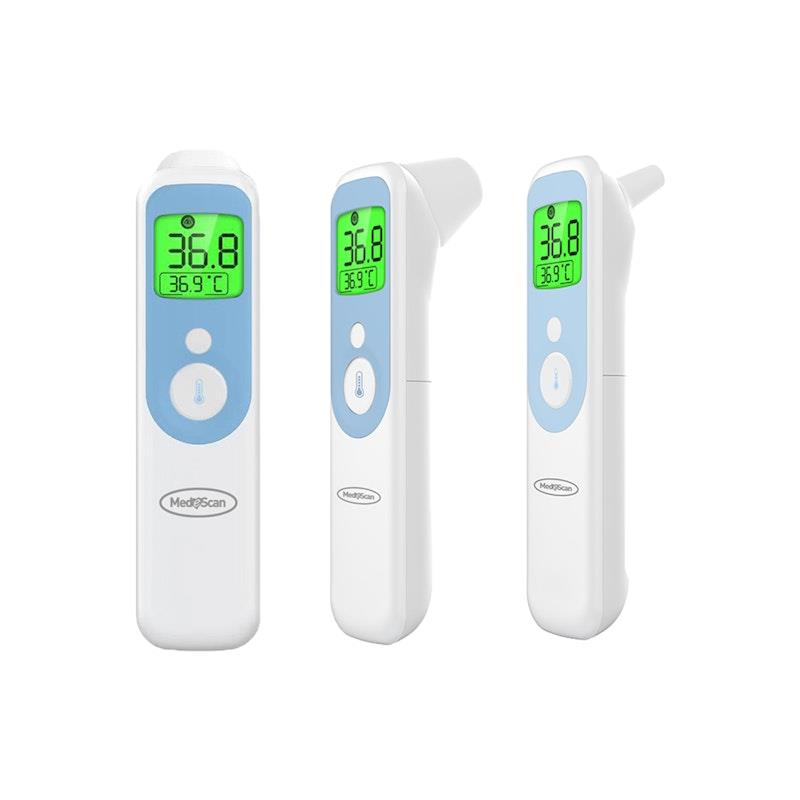 MedeScan Rainbow Mist Humidifier + Multifunction Thermometer Bundle