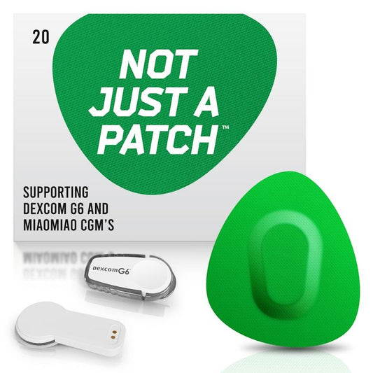 Not Just a Patch Dexcom G6 Patches - Black 20 Pack