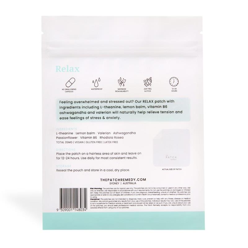 The Patch Remedy Relax Patches - 30 Patches in 1 Pack