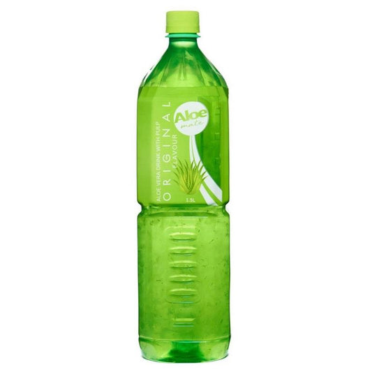 Aloe Mate Aloe Vera Drink 1.5L Original - 12 Pack