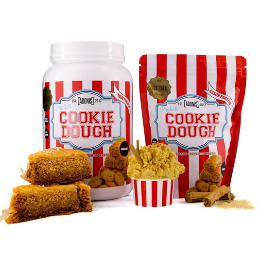 Adonis Gear Protein Cookie Dough (Casein Protein) - Baklava - 400g (10 Serves) - Auzzistore