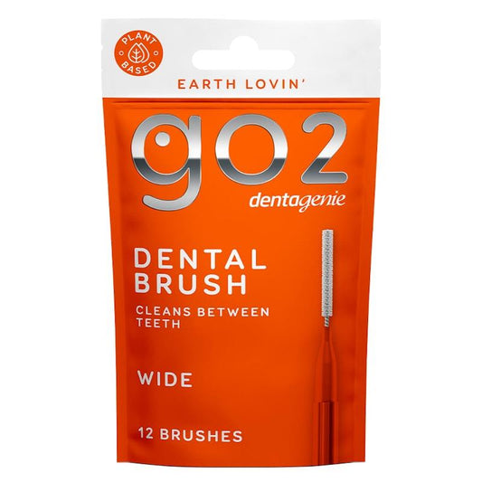 GO2 Dentagenie Dental Brush Wide - 12 x 3 Multipack