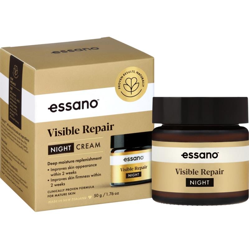 Essano Visible Repair Night Cream 50g - Overnight Skin Renewal