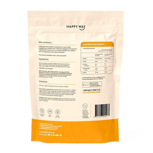 Happy Way Tropical Marine Collagen Powder - 250g-Auzzi Store