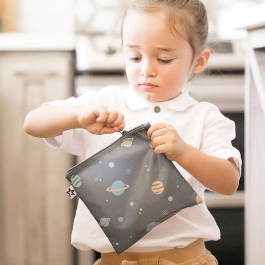 Tiny Twinkle Reusable Snack Bag 5 Pack - Space Design
