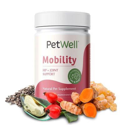 PetWell MOBILITY – Natural Hip & Joint Relief Supplement 125g