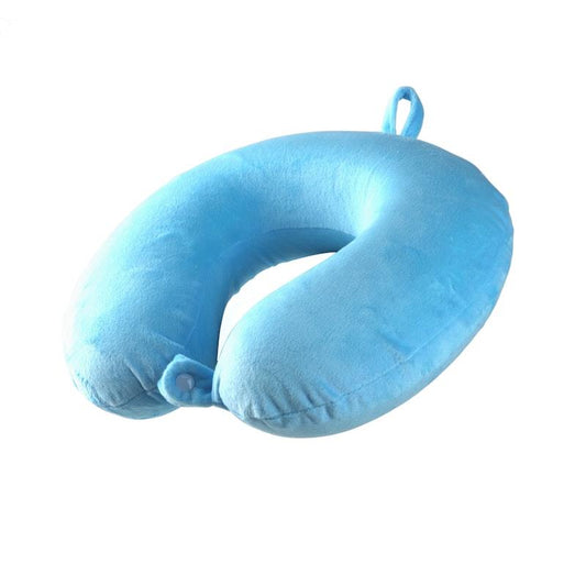 Laser Memory Foam Neck Pillow Blue - Auzzistore