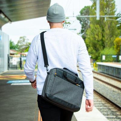 Flightmode Laptop Messenger Bag - Charcoal - 1pc