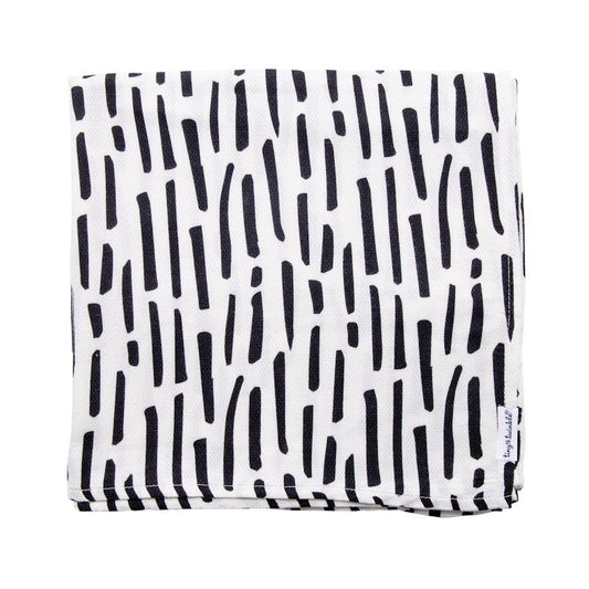 Tiny Twinkle Kaffle® Swaddle Blanket - Ink Strokes