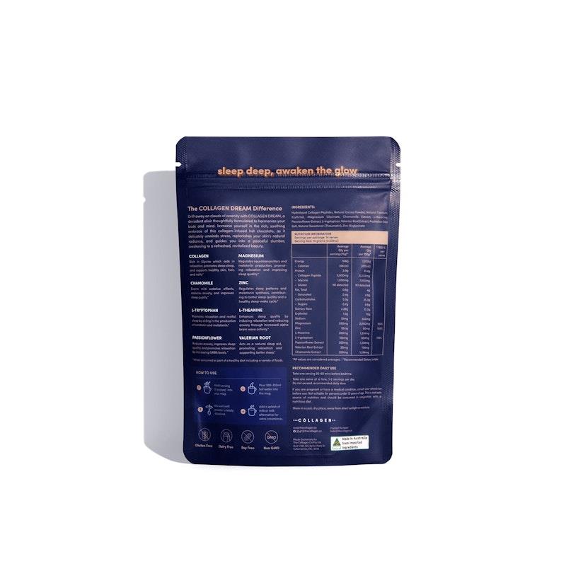 The Collagen Co Collagen Dream Advanced Sleep Formula Hot Chocolate 210g - Relaxing Beauty Elixir