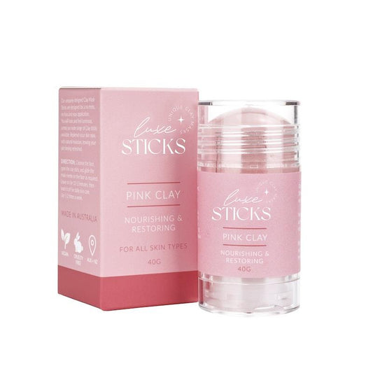 LuxeSticks Pink Mineral Clay Stick - 40g – view 2