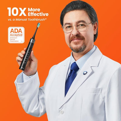 Bitvae S2 Electric Toothbrush 4 Pack - 2x Black & 2x White