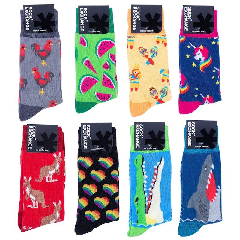 Sock Exchange Wholesale Bundle - 240 Novelty Socks-Auzzi Store