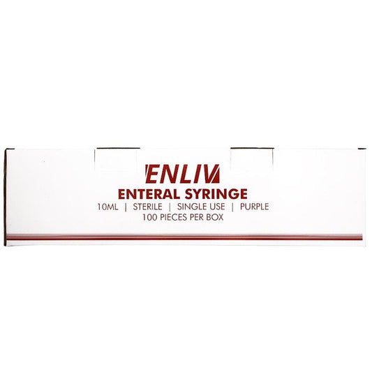 Enliv Sterile Enteral Syringe - 10mL, 100 Pieces/Box-Auzzi Store
