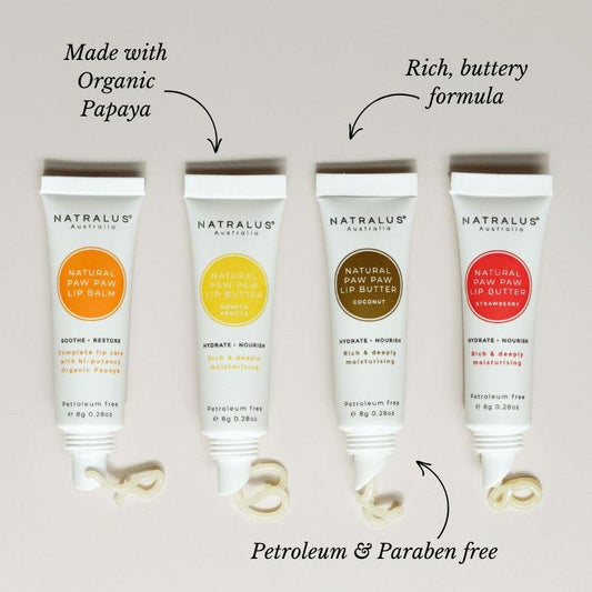 Natralus Natural Lip Balm & Butters Range Bundle - Ultimate Lip Care – view 2 - Auzzistore