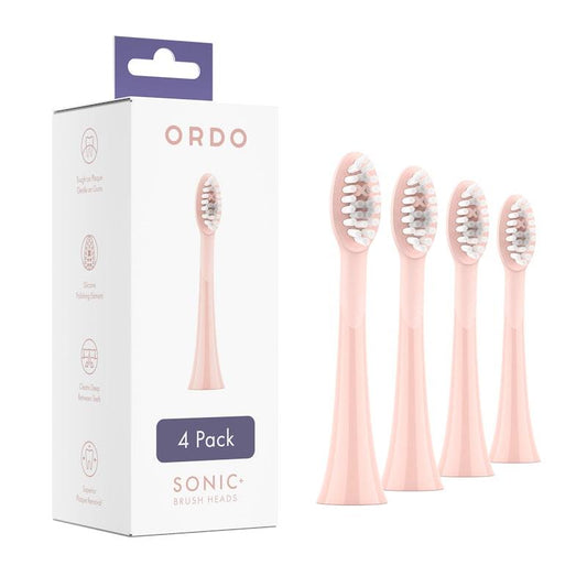 ORDO Sonic Brush Head Rose Gold | Petal - 8 Pack Bundle