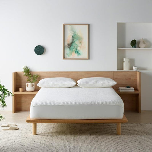 Staydry Duradeluxe Waterproof Mattress Protector - Double Size-Auzzi Store