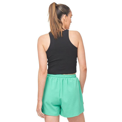 Tully Lou Ribbed Tank - Black Size S