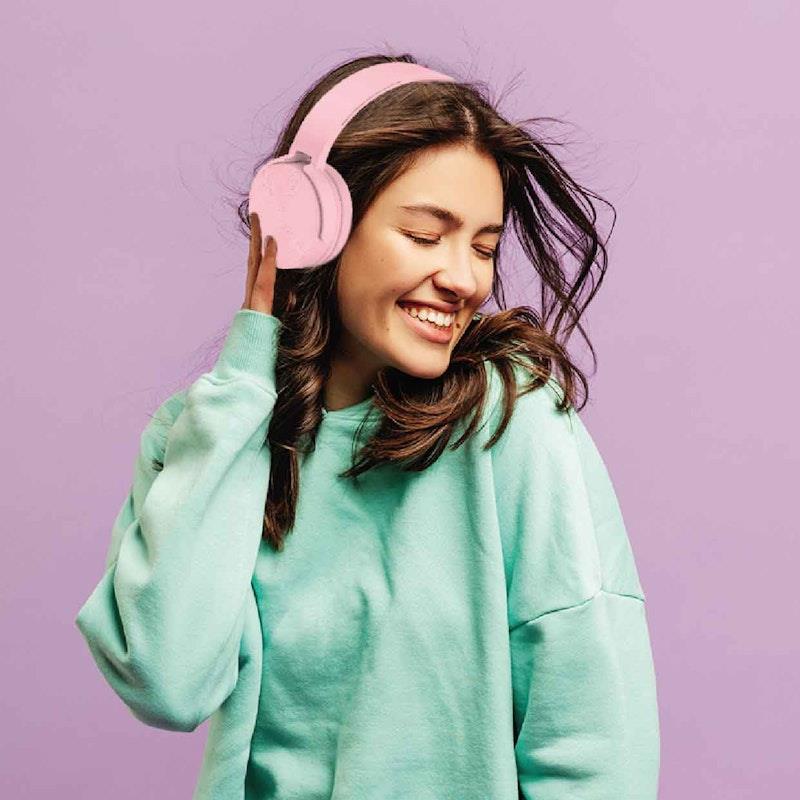 Laser Wireless Foldable Headphones - Pink-Auzzi Store