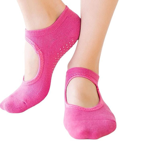 High Heel Jungle Peek Full Grip Pilates/Yoga Socks - Multi-colour Bundle-Auzzi Store