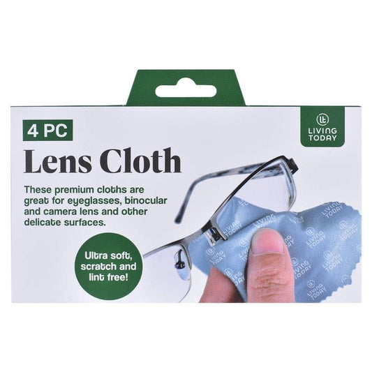Living Today Blue Light Filter Glasses with 4pc Lens Polishing Cloth Pack