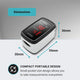 Mx Health Pulse Oximeter 1 Unit - Accurate Oxygen Saturation Monitoring – view 2 - Auzzistore