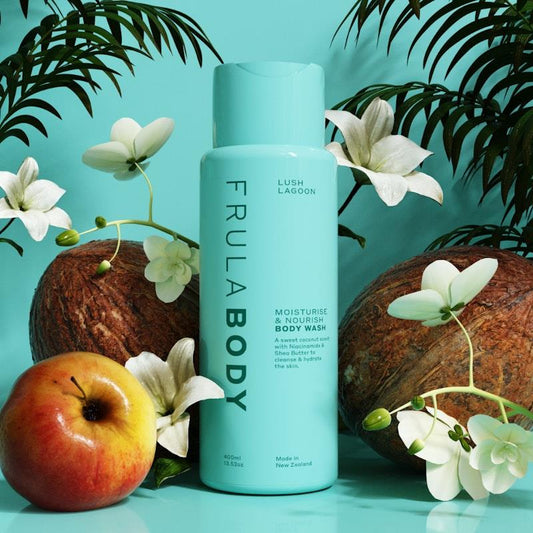 Frula Lush Lagoon Body Wash 400ml - Tropical Coconut Bliss