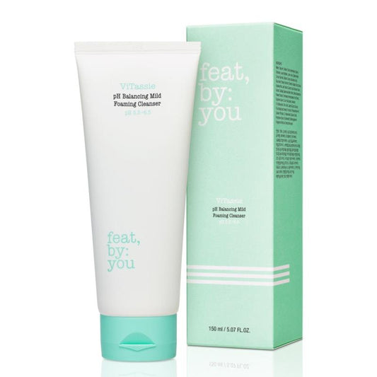 Feat By You ViTassie pH Balancing Mild Foaming Cleanser 150ml - Daily Clarifying Wash