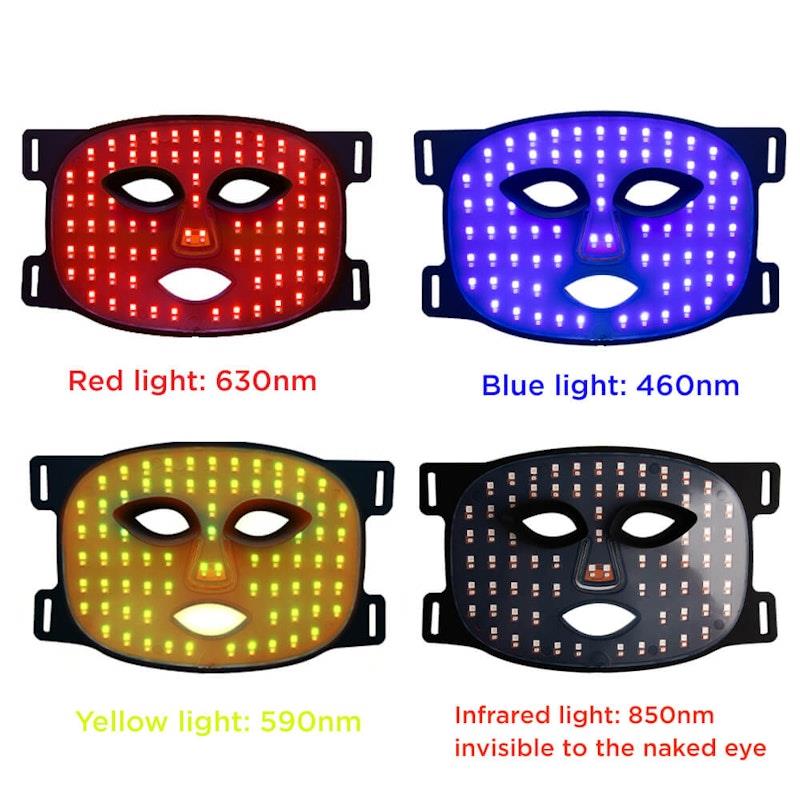 Caremax 8 Color LED Light Therapy Face Mask - 1 Unit