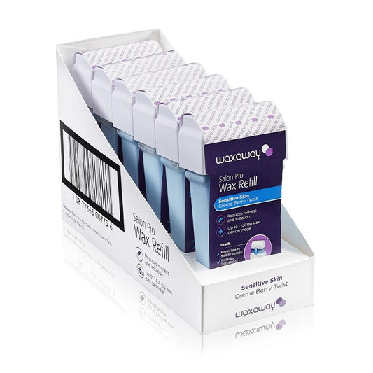 Waxaway Salon Pro Cart Crème Berry Twist 50ml - Gentle Wax for Sensitive Skin