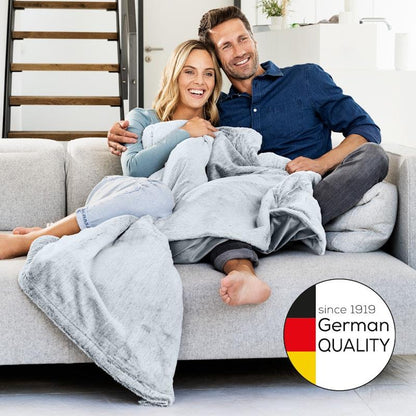 Beurer HD75G Super Cosy Heated Throw - Charcoal Grey 1 Size