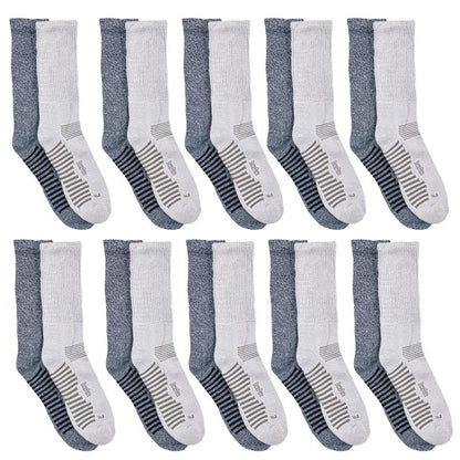 Benefeet 10 Pairs of Men's Bamboo Comfort Socks - Twisted Navy Size 6-10-Auzzi Store