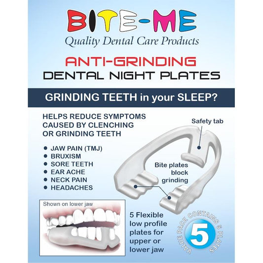 BodyAssist Anti-Grinding Night Plates - 3 Packs of 5 Disposable Plates