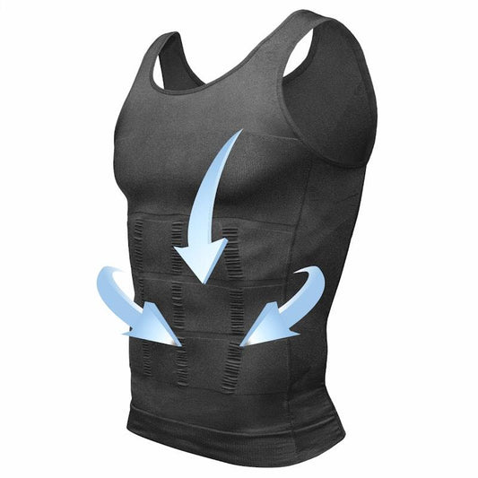 BodyAssist Compression Slimming & Shaping Body Vest - Black XX-Large-Auzzi Store