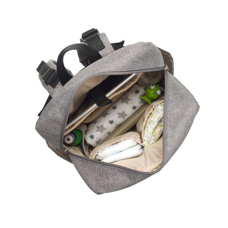 Babymel George Backpack - Grey/Black